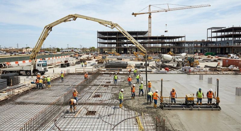 Commercial Slab Installation in Harrisburg, PA