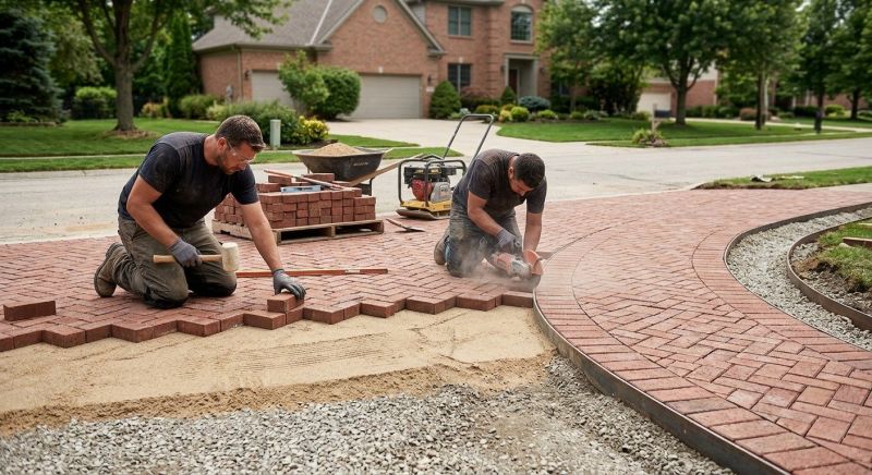 Brick Landscaping Installation in Norwalk, CT
