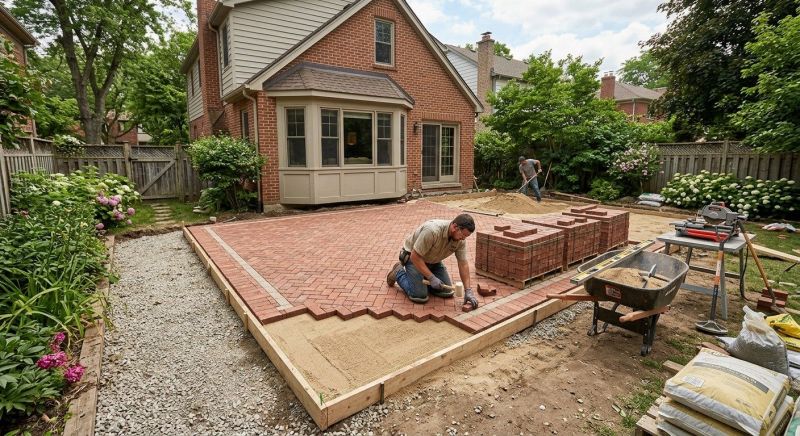 Brick Landscaping Installation in Norwalk, CT