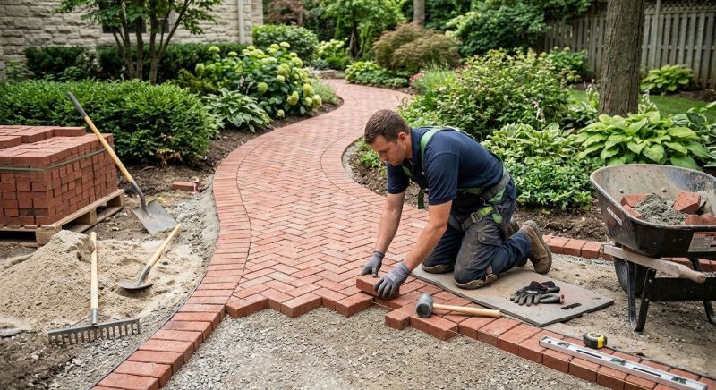 Brick Paving Installation in Fairfield County, CT