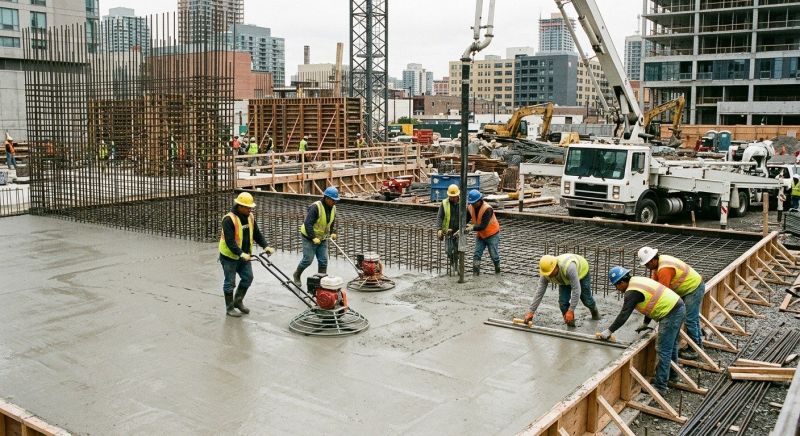 Commercial Slab Installation in Staten Island, NY