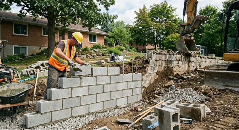 Masonry Wall Installation in Fairfield County, CT